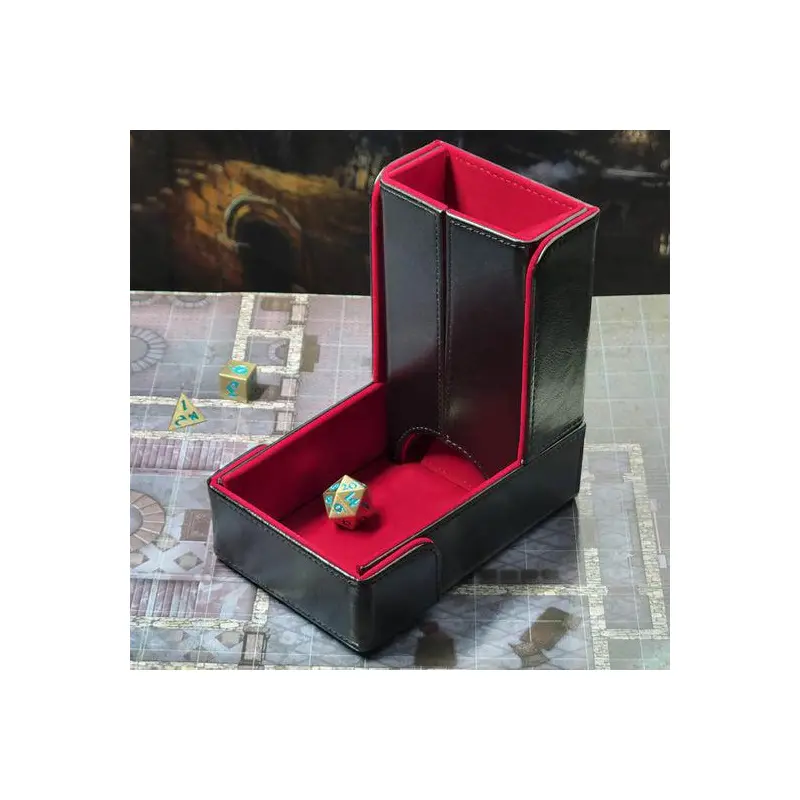 The Keep: Compact Magnetic Dice Tower (Red)