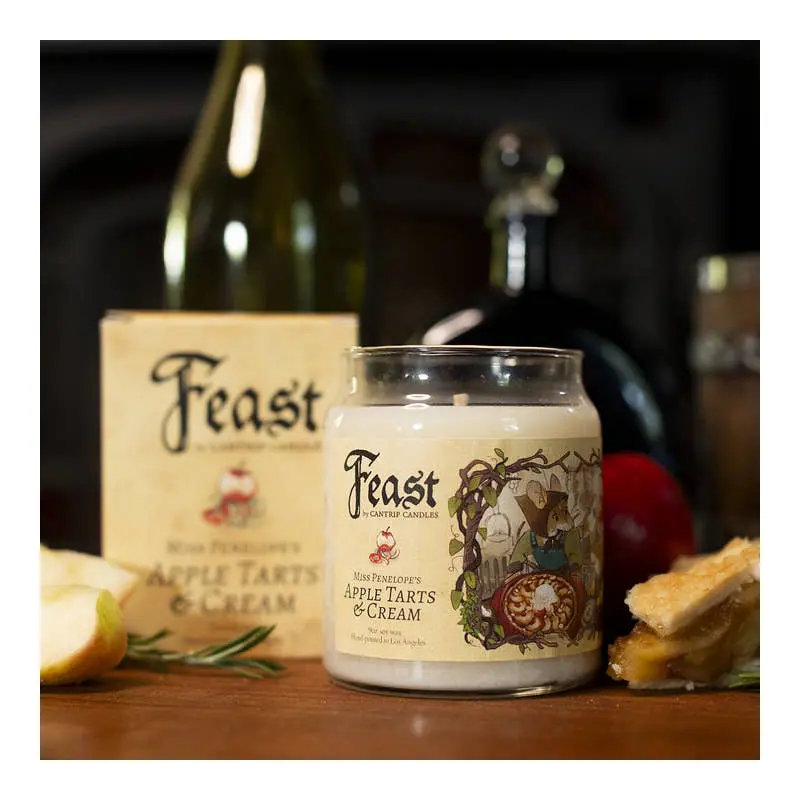 Cantrip Candles - Feast: Miss Penelope's Apple Tarts & Cream