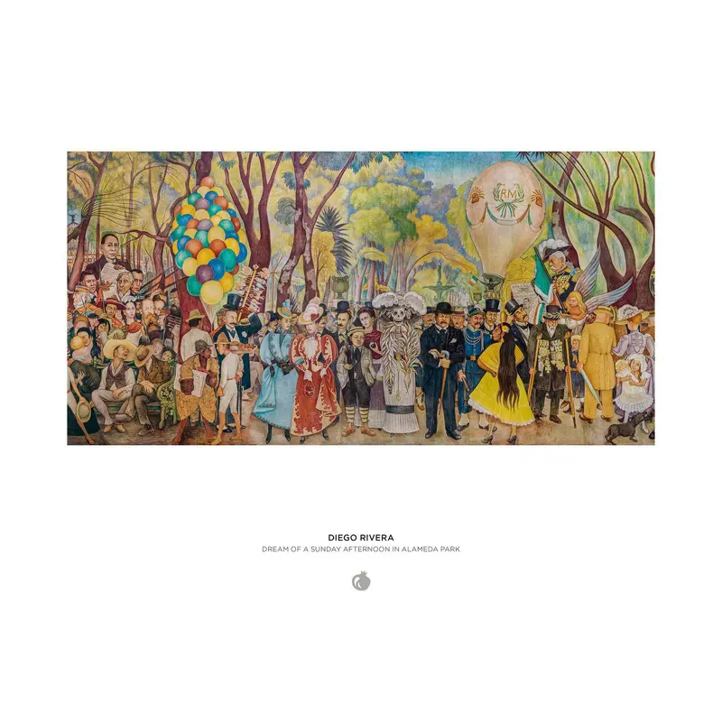 Diego Rivera: Dream of A Sunday Afternoon in Alameda Park (Pomegranate 1000pc)