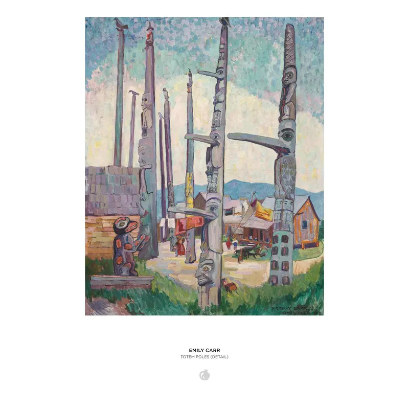 Emily Carr: Totem Poles (Pomegranate 1000pc)