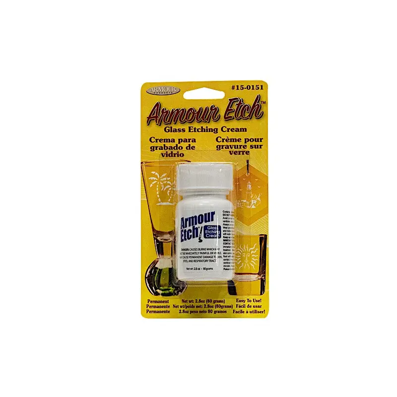 Carded Armour Etch Glass Etching Cream 2.8oz