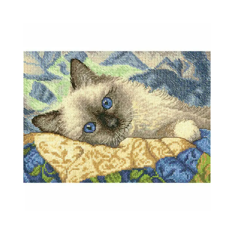 Dimensions 18 Thread Gold Petite Charming Counted Cross Stitch Kit Pattern
