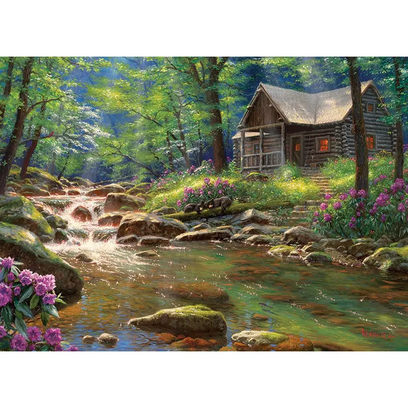 Cobble Hill 1000pc Puzzle Fishin Cabin