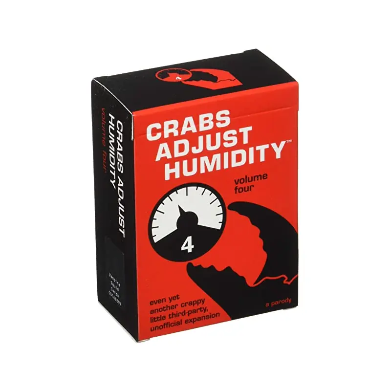 Crabs Adjust Humidity Vol 4 (Unofficial Expansion for Cards Against Humanity)
