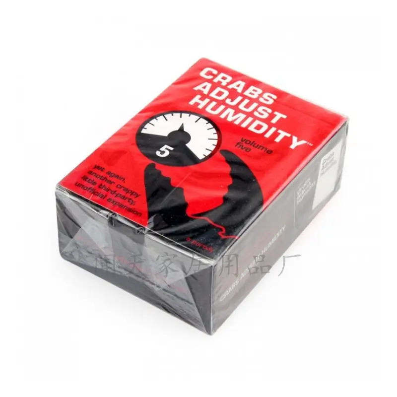 Crabs Adjust Humidity Vol 5 (Unofficial Expansion for Cards Against Humanity)