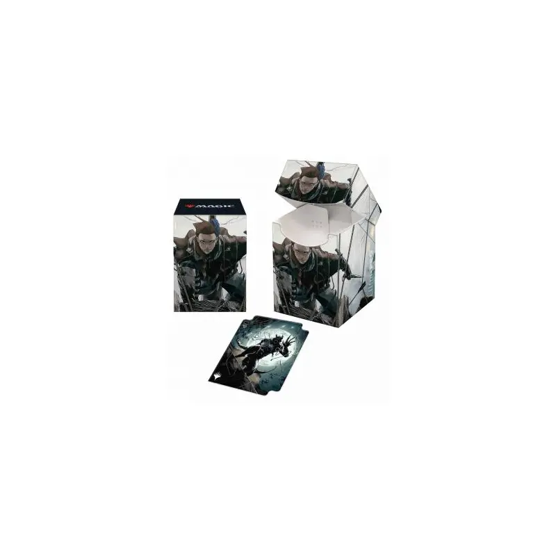 Innistrad Midnight Hunt 100+ Deck Box V2 featuring Suspicious Stowaway for Magic: The Gathering