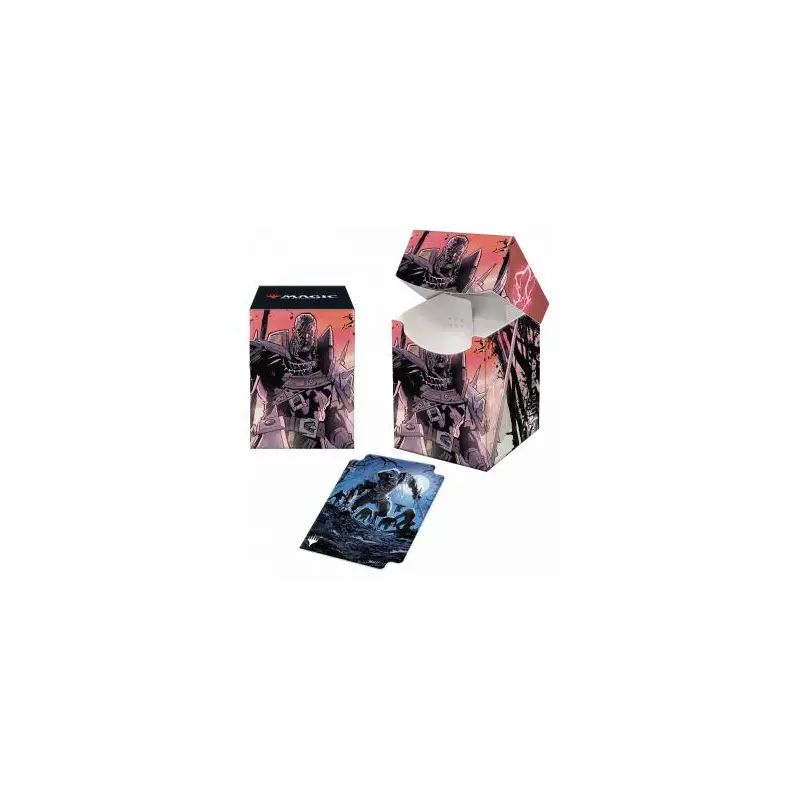 Innistrad Midnight Hunt 100+ Deck Box V5 featuring Tovolar, Dire Overlord for Magic: The Gathering