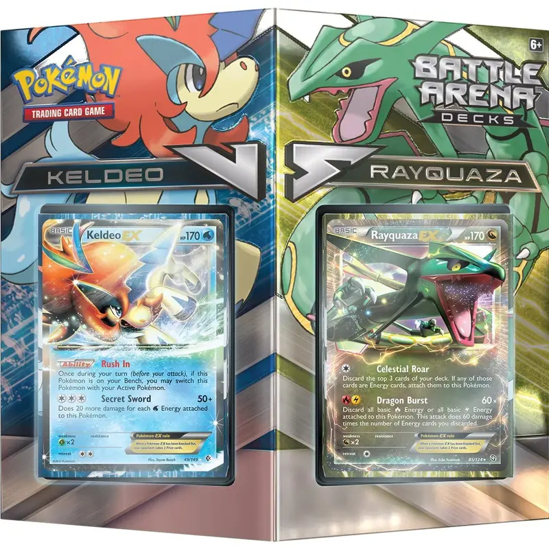 Pokmon TCG Battle Arena Decks: Rayquaza vs. Keldeo