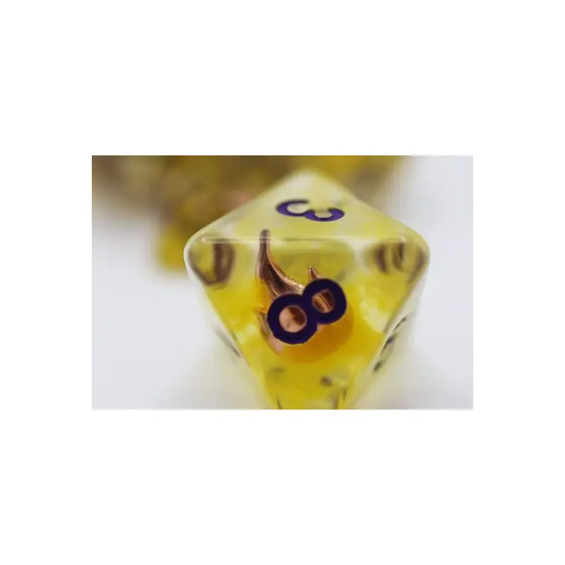 SORCERER'S FLAME CLASS RPG DICE SET