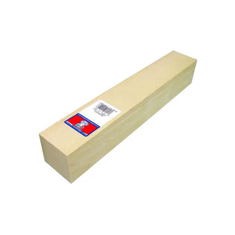 2 x 2 x 12 Basswood Block-SKU 4420