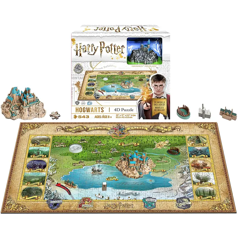 Harry Potter Mini Hogwarts 4D Puzzle 543 Pieces