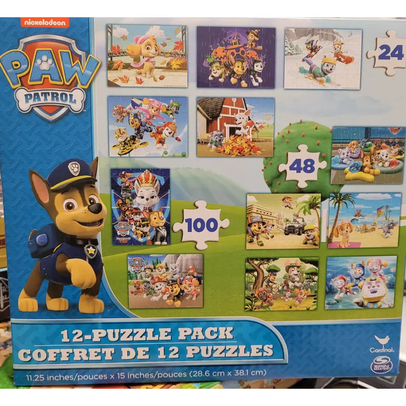 12- Puzzle Pack - Paw Patrol