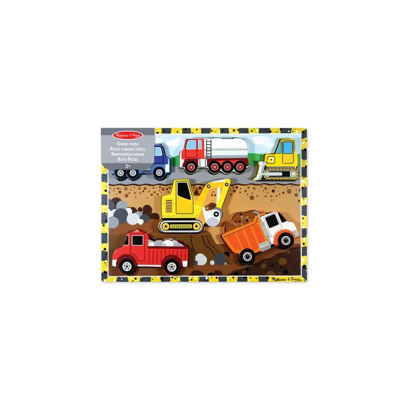 Melissa & Doug Construction Chunky Puzzle