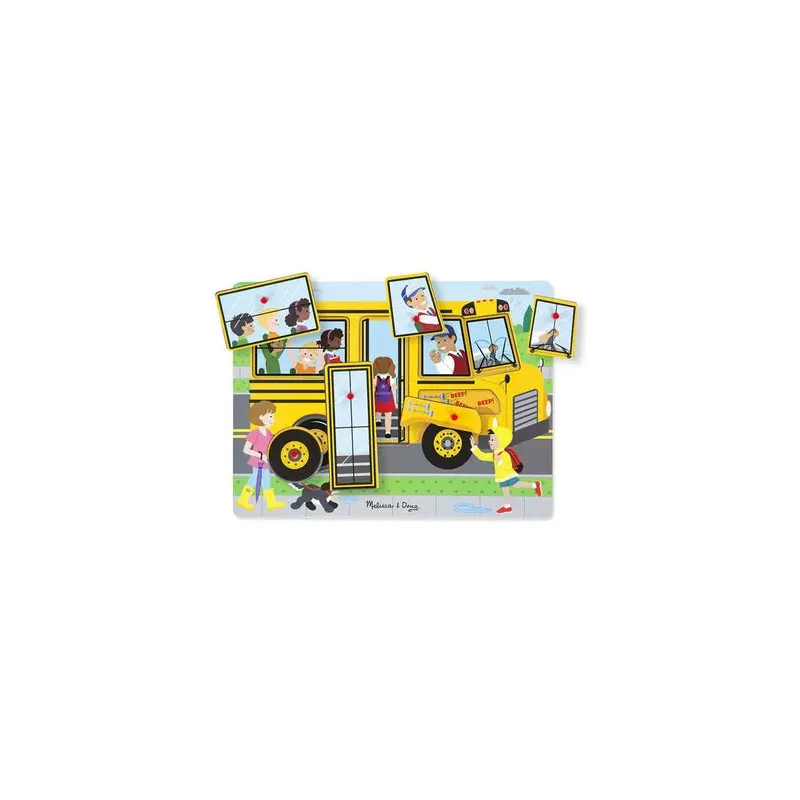 Melissa & Doug The Wheels On The Bus Sound Puzzle