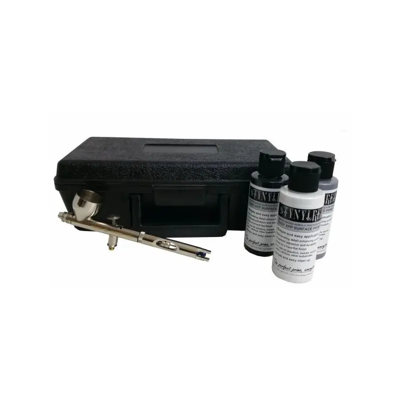 Badger 105-SNR Patriot airbrush with STYNYLREZ Primers