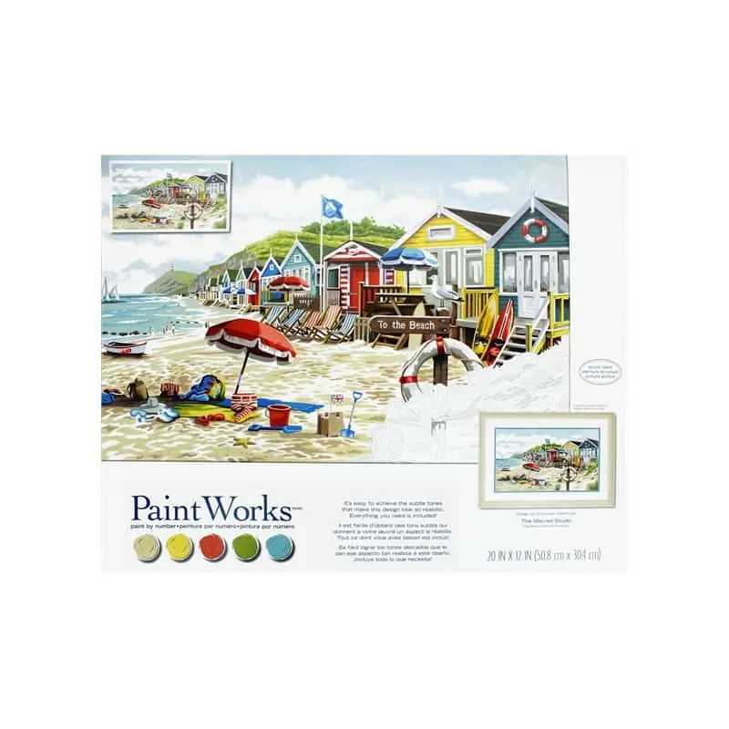 Paint Works Paint By Number Kit To The Beach