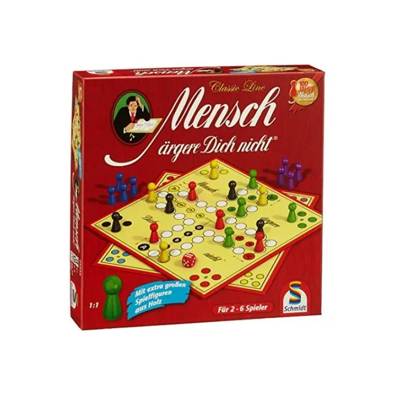 Schmidt Spiele  Classic Line ?: "mensch rgere Dich Nicht", with Large Game Pieces