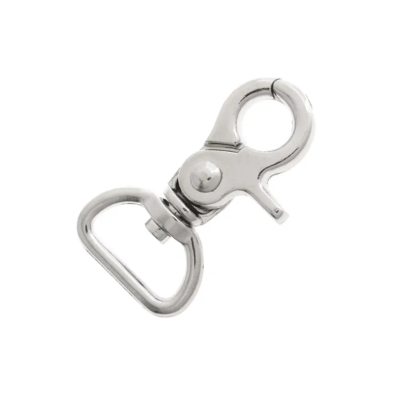 Swivel Clip D-ring 44x30mm Nickel Color LF/NF