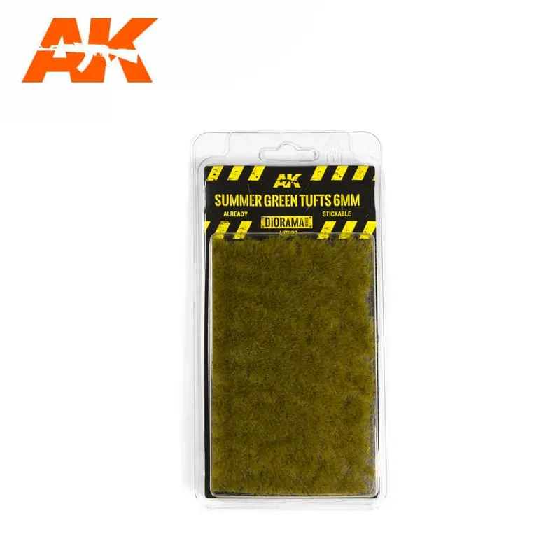 AK Interactive: SUMMER GREEN TUFTS 6MM