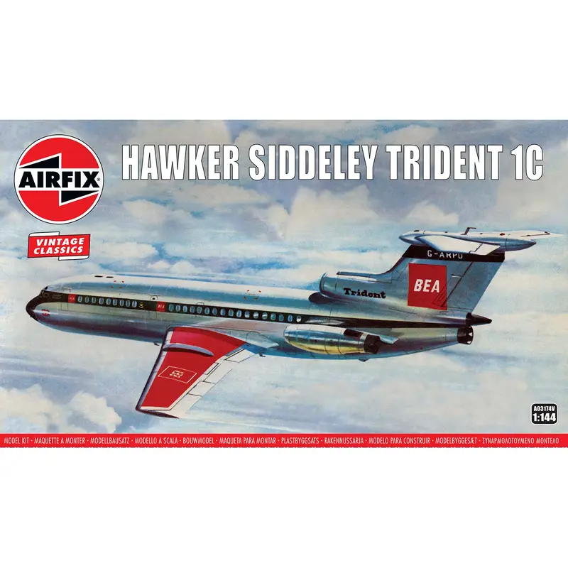 Airfix: A03174V Hawker Siddeley 121 Trident