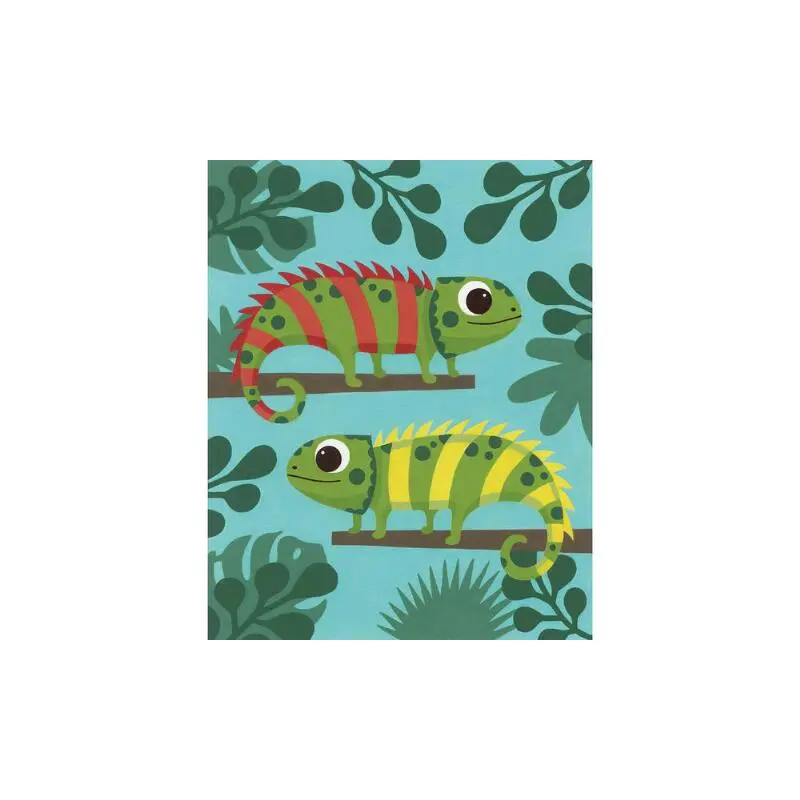 Paint by Number Junior: Iguanas 8x10