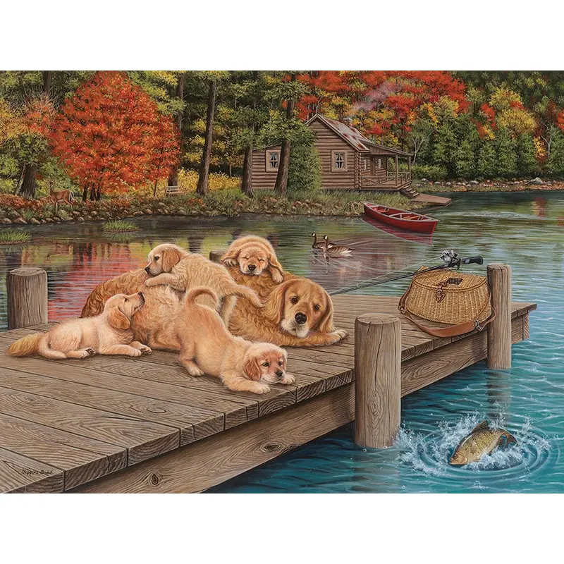 Cobble Hill Lazy Day on the Dock 275 Pc Puzzle