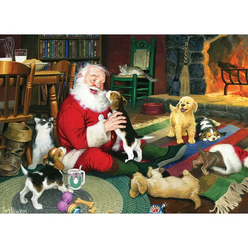 Cobble Hill Santa's Playtime 1000pc Puzzle