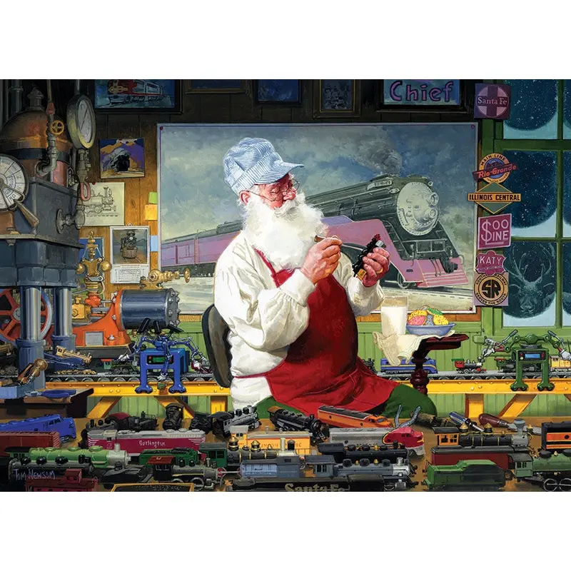 Cobble Hill Santa's Hobby 1000pc Puzzle