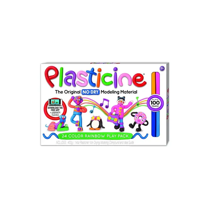 Plasticine Modeling Compound 24 Colour Pack