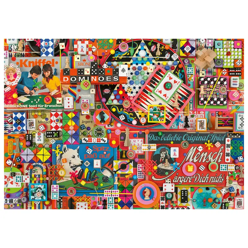 Shelley Davies: "Vintage Board Games" - 1000pc puzzle