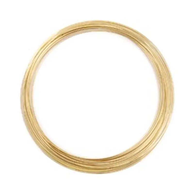 Memory Wire Necklace .62mm .5oz Gold Plated