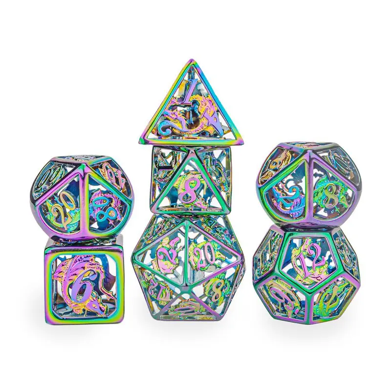 Rainbow Hollow Dragon Dice