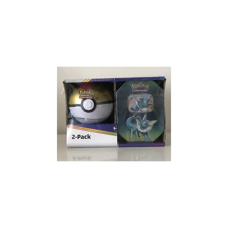 Pokemon - Pokeball Tin Combo - Vaporeon