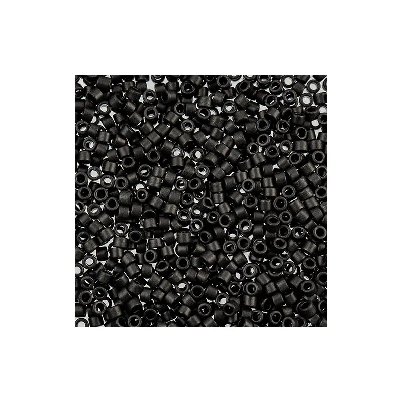 Delica 11/0 RD Black Matte