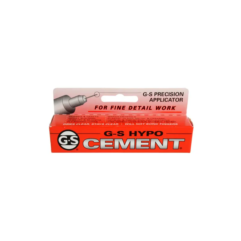 Glue G-S HYPO Cement 1/3 fl.oz 9ml. Tube