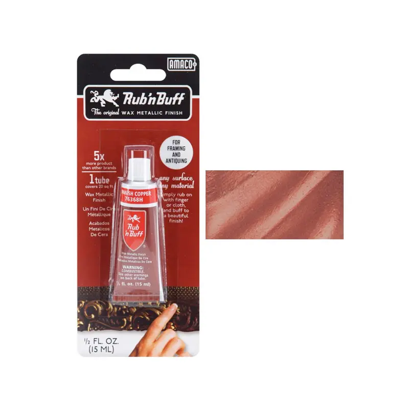 Rub N Buff Metallic Wax Finish - Spanish Copper