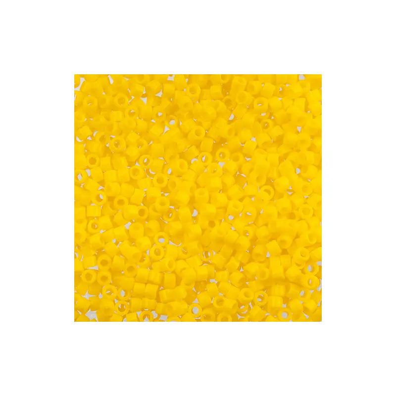 Delica 11/0 RD Yellow Canary Opaque