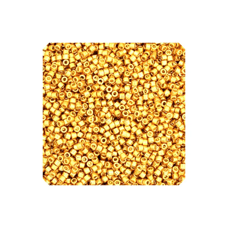 Delica 11/0 Duracoat Galvanized Gold