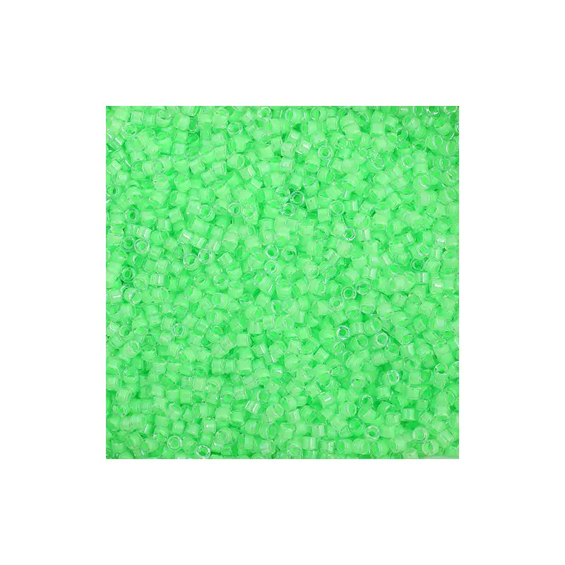 Delica 11/0 RD Light Green Luminous Neon Color