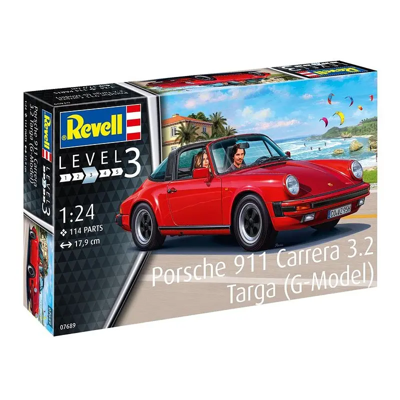 1:24 REVELL 07689 PORSCHE 911 G MODEL TARGA CAR