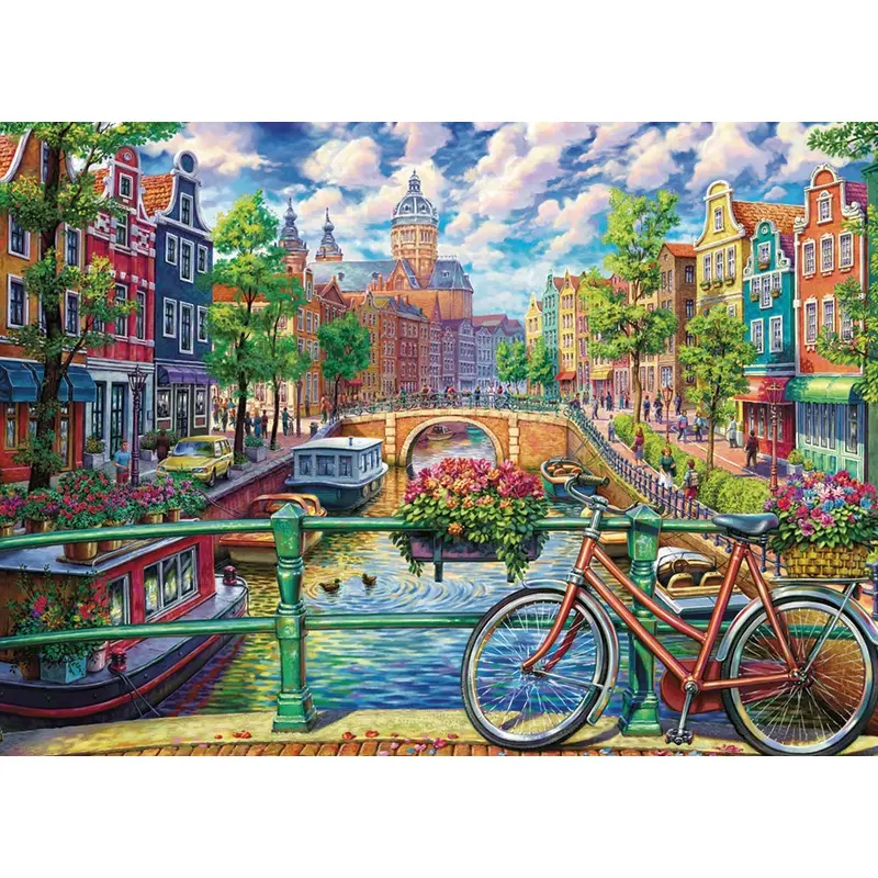 1000pc Puzzle Cobble Hill Amsterdam Canal