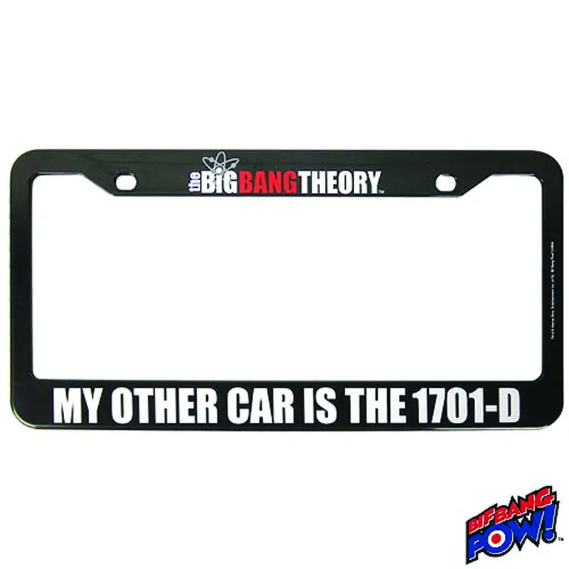 BIG BANG THEORY 1701D LICENSE PLATE FRAME