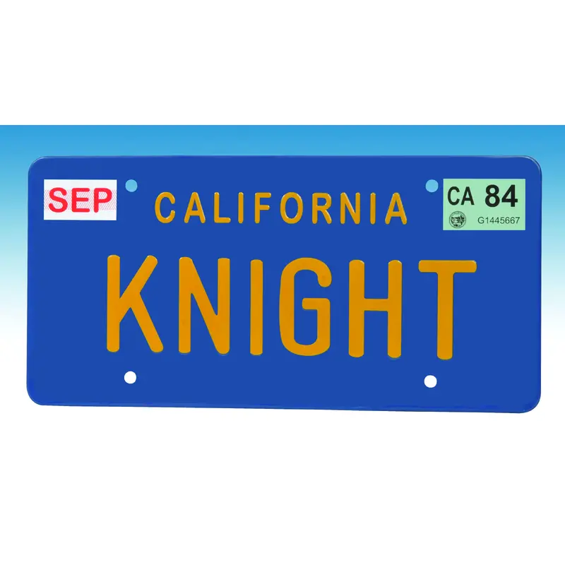 KNIGHT RIDER KNIGHT LICENSE PLATE REPLICA