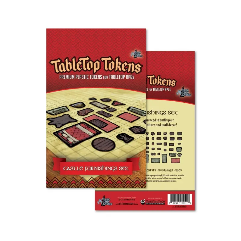 TABLETOP TOKENS CASTLE FURNITURE SET