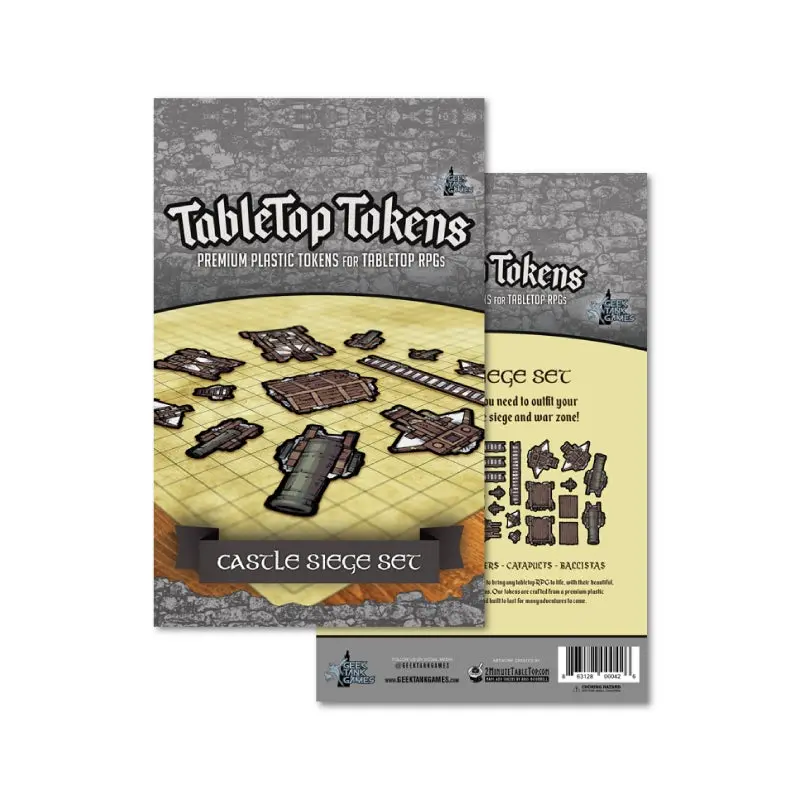TABLETOP TOKENS CASTLE SIEGE SET