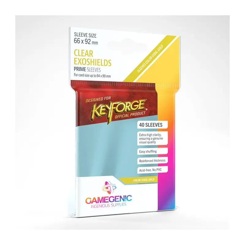 Gamegenic: KEYFORGE CLEAR EXOSHIELDS