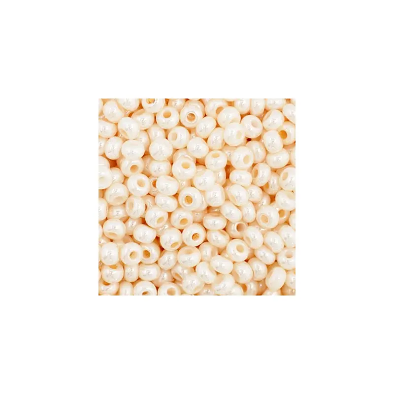 Czech Seed Bead 11/0 Opaque Eggshell Pearl apx23g