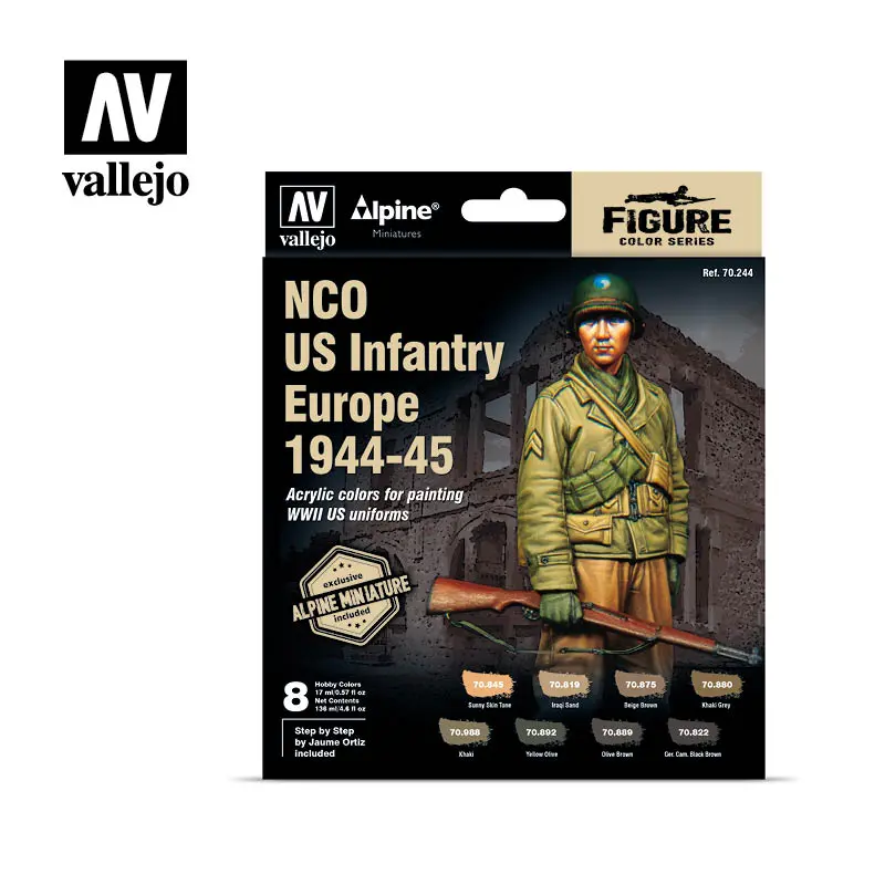 Vallejo 70.244 NCO US Infantry Europe 1944-45