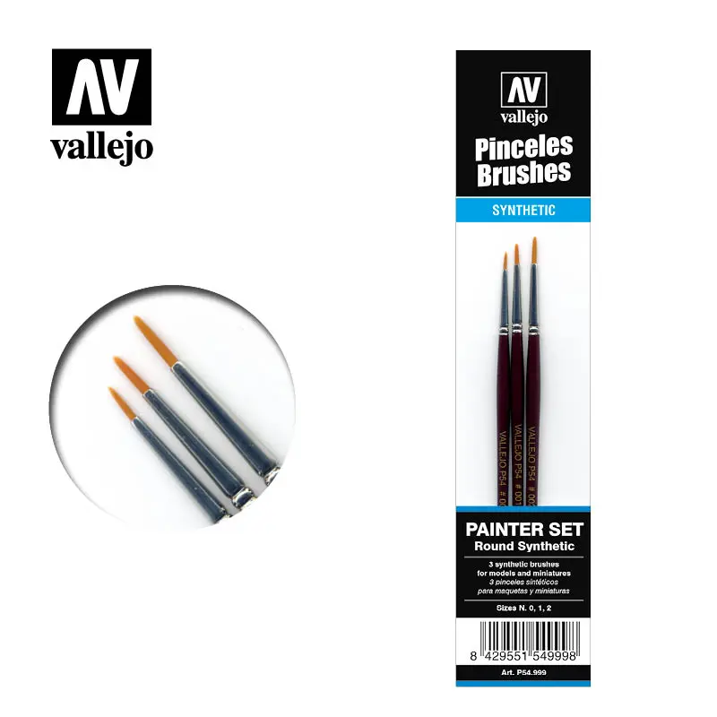 Vallejo P54.999 Painter set (Round synthetic)