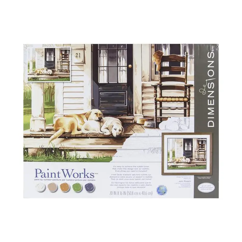 Lazy Dog Day, Paint by Number_73-91742